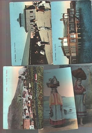 5 Ansichtskarten von den Kanarischen Inseln mit folgenden Motiven: Las Palmas Plaza del Mercado, ...