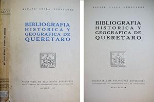 Imagen del vendedor de Bibliografa Histrica y Geogrfica de Quertaro. a la venta por Hesperia Libros