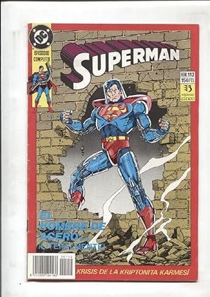 Image du vendeur pour Superman volumen 2 numero 112: Krisis de la Kriptonita Karmesi mis en vente par El Boletin