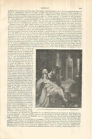 Seller image for LAMINA ESPASA 28091: La reina de Saba por G. Moreau for sale by EL BOLETIN