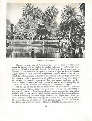 Seller image for LAMINA 10737: Estanque de los Grutescos for sale by EL BOLETIN