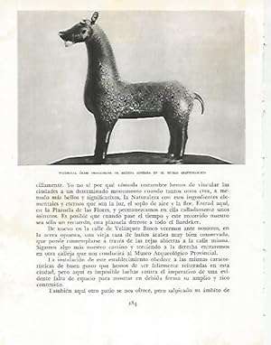 Seller image for LAMINA 10774: Figura arabe de Medina Azahara for sale by EL BOLETIN