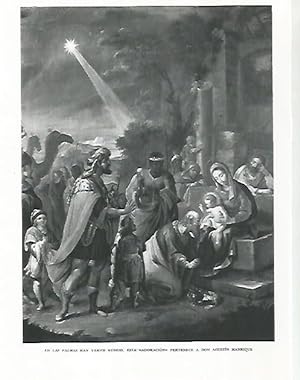 Bild des Verkufers fr LAMINA 10238: Adoracion por Rubens zum Verkauf von EL BOLETIN