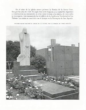 Bild des Verkufers fr LAMINA 10260: Monumento a Tomas Morales por V. Macho zum Verkauf von EL BOLETIN