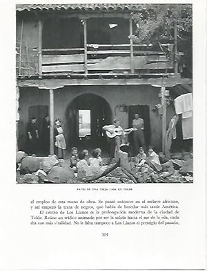 Bild des Verkufers fr LAMINA 10329: Patio de una casa en Telde zum Verkauf von EL BOLETIN
