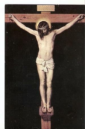 Postal 029805 : Museo del Prado Velazquez. Cristo crucificado