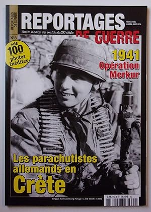 Bild des Verkufers fr 1941 Opration Merkur. Les parachutistes allemands en crte. La Crte dans la guerre en Mditerrane. Les "Diables verts" sautent sur la Crte. Student s'obstine. La victoire se dcide. Reportages de guerre n 8 zum Verkauf von Bonnaud Claude