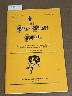 Imagen del vendedor de The Baker Street Journal new series Vol. 46 no. 3 only 1996 a la venta por Carydale Books