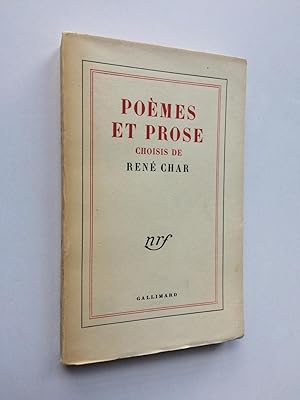 Poèmes et Prose [ Exemplaire sur Vélin Hors Commerce ]