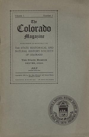 The Colorado Magazine, Vol. I, No. 5, July 1924