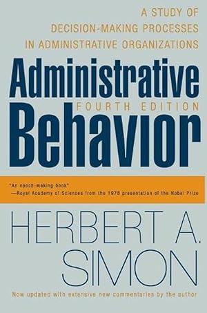 Seller image for Administrative Behavior, 4th Edition (Paperback) for sale by Grand Eagle Retail