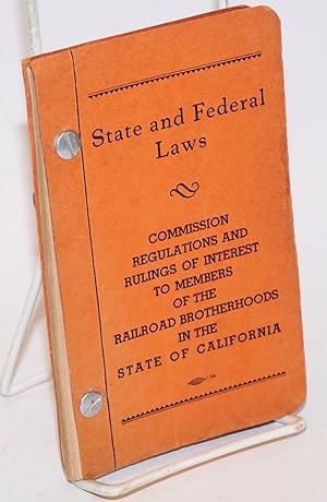 State and Federal Laws