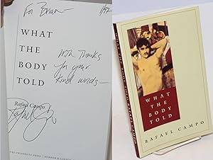 What the Body Told poems [signed]