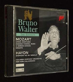 Seller image for Bruno Walter Edition - Mozart : Opera overtures, Masonic Funeral Music, 3 German Dances, Minuets - Haydn : Symphony No. 96 'Miracle' (CD) for sale by Abraxas-libris
