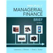 Seller image for Principles of Managerial Finance, Brief for sale by eCampus