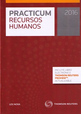 Imagen del vendedor de PRACTICUM RECURSOS HUMANOS 2016 a la venta por Vuestros Libros