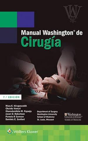 Immagine del venditore per Manual Washington de ciruga venduto da Vuestros Libros