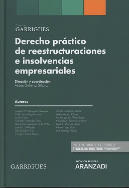 Seller image for DERECHO PRCTICO DE REESTRUCTURACIONES E INSOLVENCIAS EMPRESARIALES for sale by Vuestros Libros