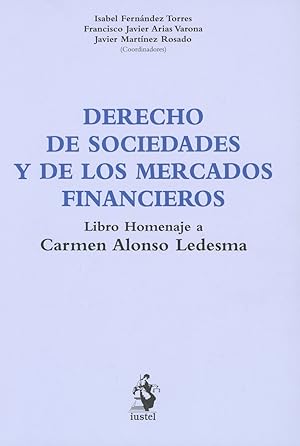 Seller image for DERECHO DE SOCIEDADES Y DE LOS MERCADOS FINANCIEROS for sale by Vuestros Libros