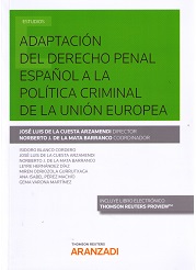 Image du vendeur pour ADAPTACIN DEL DERECHO PENAL ESPAOL A LA POLTICA CRIMINAL DE LA UNIN EUROPEA mis en vente par Vuestros Libros