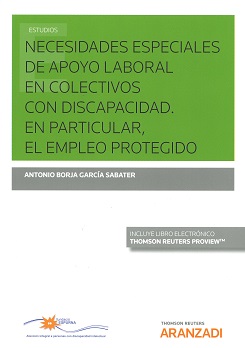 Seller image for NECESIDADES ESPECIALES DE APOYO LABORAL EN COLECTIVOS CON DISCAPACIDAD EN PARTICULAR, EL EMPLEO PROGEGIDO for sale by Vuestros Libros