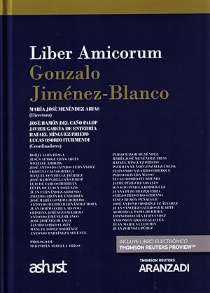 Bild des Verkufers fr LIBER AMICORUM GONZALO JIMNEZ-BLANCO zum Verkauf von Vuestros Libros