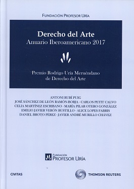 Imagen del vendedor de DERECHO DEL ARTE, ANUARIO IBEROAMERICANO 2017 a la venta por Vuestros Libros