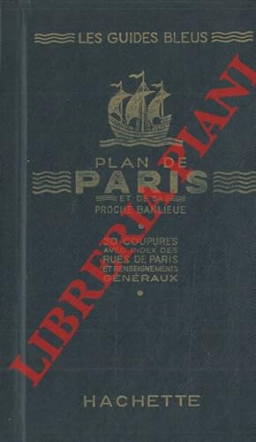 Plan de Paris et de sa proche banlieue.