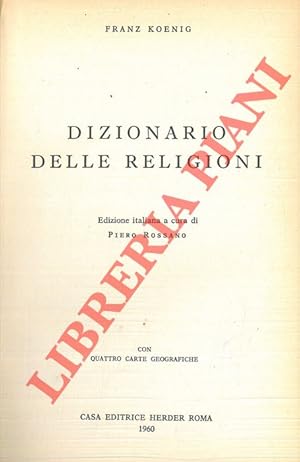 Bild des Verkufers fr Dizionario delle religioni. zum Verkauf von Libreria Piani