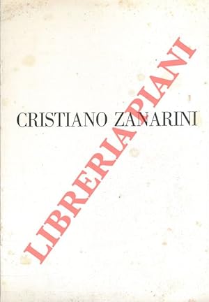 Bild des Verkufers fr Cristiano Zanarini. zum Verkauf von Libreria Piani