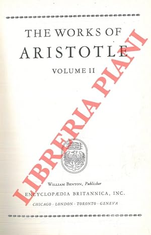 The works of Aristotle. Volume II.