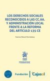 Los Derechos Sociales Reconocidos a las CC.AA. Y Administración Local Frente a la Reforma del Art...