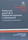 Image du vendeur pour Proteccin Penal de la Libertad de Expresin e Informacin mis en vente par AG Library