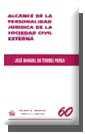 Seller image for Alcance de la Personalidad Jurdica de la Sociedad Civil Externa for sale by AG Library