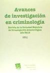 Seller image for Avances de investigacin en criminologa for sale by AG Library