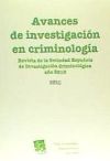 Imagen del vendedor de Avances de investigacin en criminologa a la venta por AG Library