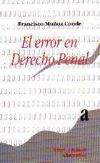 Image du vendeur pour El error en el derecho penal mis en vente par AG Library