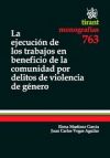 La ejecución de los trabajos en beneficio de la comunidad por delitos de violencia de género