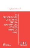 La prescripción de la pena tras la reforma del Código Penal de 2015