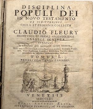 Imagen del vendedor de Disciplina populi dei in novo testamento ex scriptoribus sacris et profanis collecta. a la venta por Antiquariat Lohmann