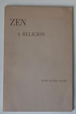 Seller image for Zen, a Religion for sale by Interquarian
