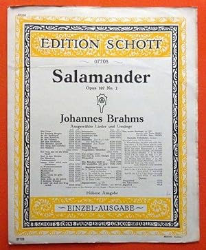 Notenheft "Salamander Opus 107 No. 2" Höhere Ausgabe