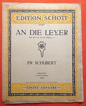 An die Leyer ("Ich will von Atreus Söhnen". Notenheft. Gesang mit Klavierbegleitung mittel)