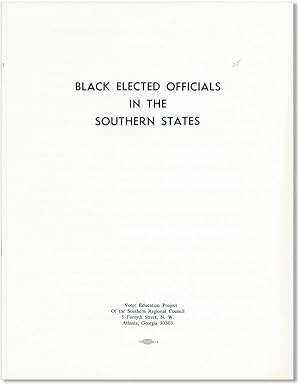 Black Elected Officials in the Southern States