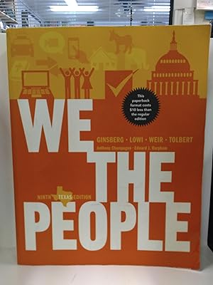 Seller image for We the People: An Introduction to American Politics for sale by Fleur Fine Books