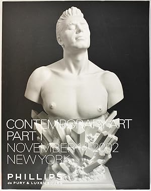 Immagine del venditore per Contemporary Art Part I, Monday November 11 2002, New York venduto da Firefly Bookstore