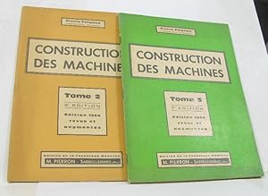 Imagen del vendedor de Construction des machines tome II et III a la venta por crealivres