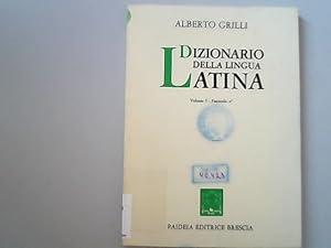 Seller image for Dizionario della lingua latina. Volume 1, Fascicolo 2. for sale by Antiquariat Bookfarm