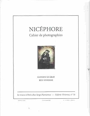 Seller image for Nicephore. Cahier de photographies Le Premier Atelier de Gustave Le Gray for sale by Walden Books