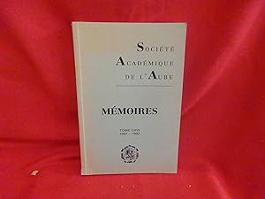 Mémoires de la Société Académique de l'Aube.-Tome CXVI. 1991-1992.